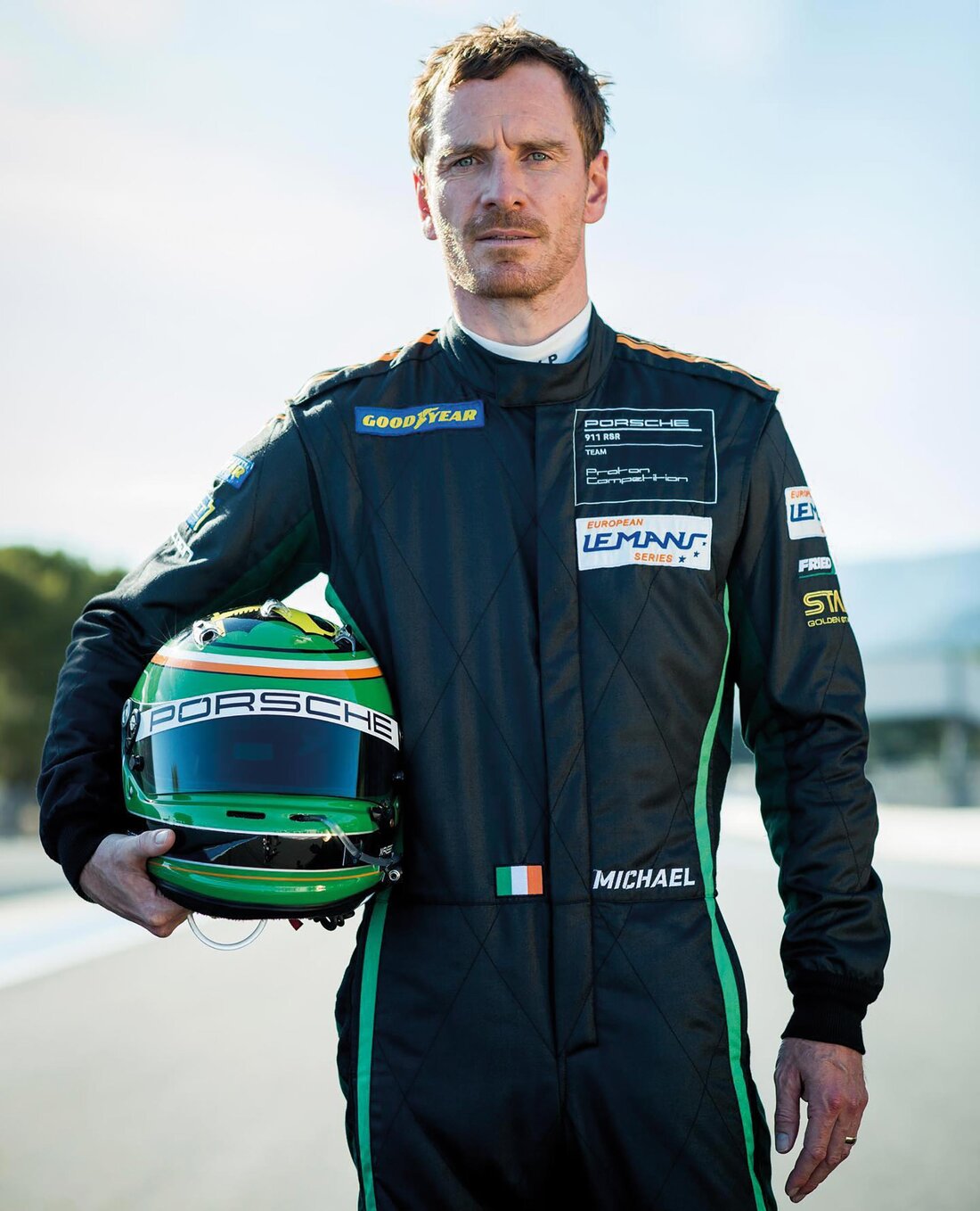 Schauspieler und Rennfahrer Michael Fassbender im Portrait