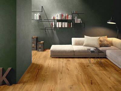 DA NANG, VIETNAM - August 31, 2021: generous space with modern ceramic tile floors and walls